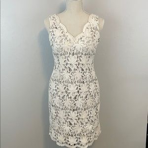 Ann Taylor lace sheath dress